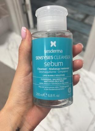 Лосьон для очищения жирной кожи / sensyses sebum / sesderma 200ml