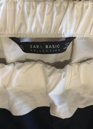 Блузка zara з відкритими плечима р. xs-s10 фото