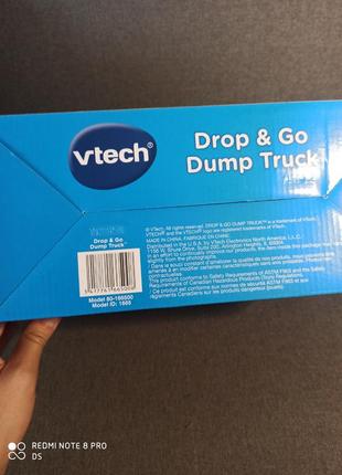 Интерактивная машинка музыкальная машина самосвал vtech9 фото
