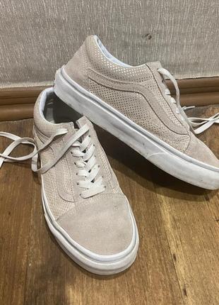 Vans ванси венси рожеві кеди замшеві