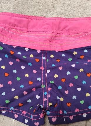 Яркие летние шорты для девочки 3-4р.2 фото