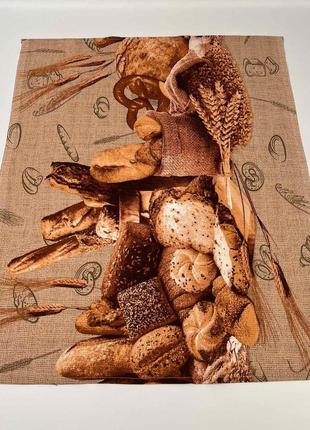 Кухонний рушник 50х60 вафельний хліб1 фото