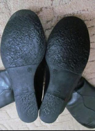 Шкіряні теплі зимові чоботи, пр-під польща, 37р.3 фото