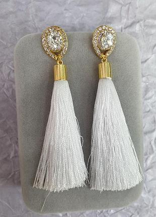 Серьги кисти кисточки