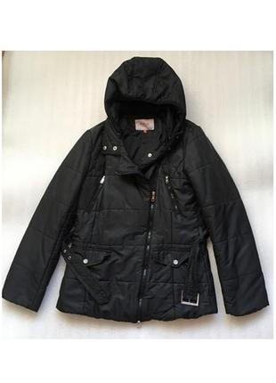 Зимняя теплая женская куртка с капюшоном aviva размер м (46 укр)