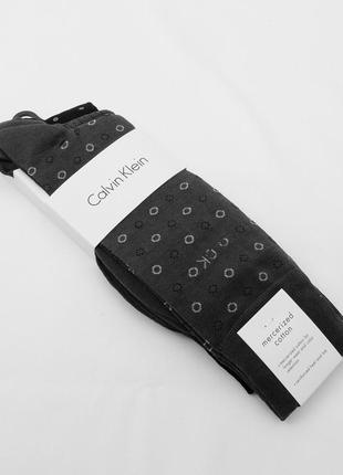 Мужские носки (3 пары) calvin klein mercerized cotton