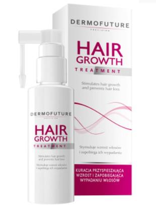 Спрей-уход для стимуляции роста волос для женщин dermofuture, 30 мл