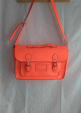 Шикарная сумка для классной , модной девушки ,кислотного цвета1 фото