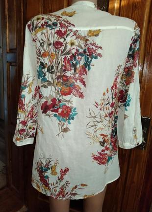 Подовжена бавовняна сорочка promod франція.6 фото