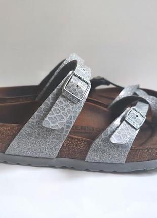 Ортопедические шлёпанцы шлёпки birkenstock ☘️ 39р/устілка 25см