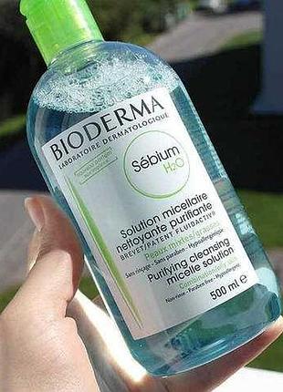 Мицеллярная вода bioderma sebium h2o для жирной кожи
