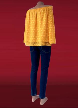 Брендовая ярко-желтая блузка "tu". размер uk18/eur 46.3 фото