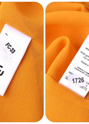 Брендовая ярко-желтая блузка "tu". размер uk18/eur 46.5 фото