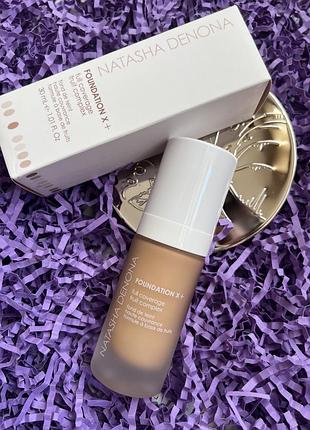 Тональная основа natasha denona foundation x+ full coverage fruit complex, 48w. тональный крем