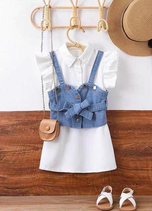 Стильна сукня з корсетом