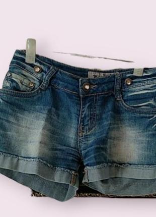 ❤️короткие джинсовые шорты miss swan classic jeans шорты джинсовые  женские1 фото