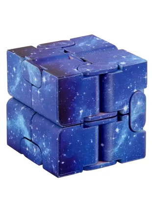 Кубик конструктор антистресс цвет космос infinity (инфинити)