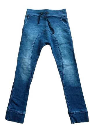 Zara 5862/330/407 zara чоловічі в'язані ткані джинсові кутюрні облягаючі штани з довгим зіпом