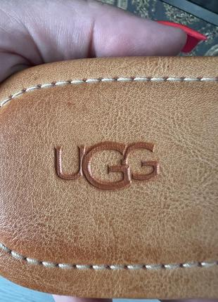 Фірмові шкіряні шльопанці ugg2 фото