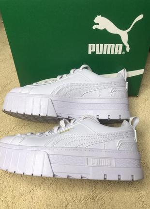 Кроссовки (снекерсы) женские puma mayze ut mono original10 фото