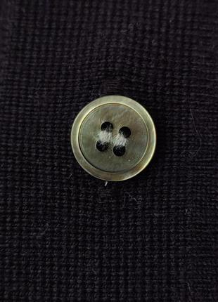 Якісний светр з вовни мериноса екстра класу з воротником  гудзики з мушлі м р3 фото