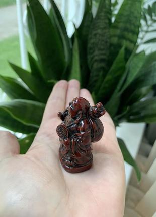 Фігурка.нецке. окімоно «усміхається ченець із мішком за спиною. хотей»