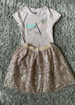 Праздничный комплект костюм юбка-юбка