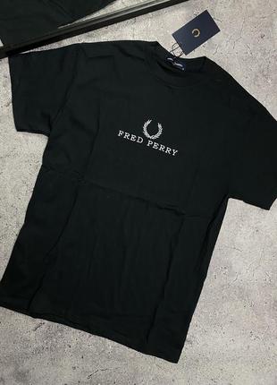 Футболка fred perry/ тішка фред пері/ оригінал/ чорна