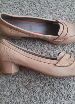 Туфлі балетки натур шкіра нові розмір  39 santi4 фото