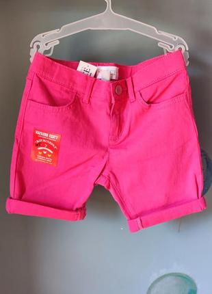 Шорты для девочки бренд the children place на 5 лет джинс-коттон
