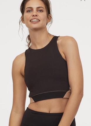 Спортивный топ, бра h&amp;m, одежда для фитнеса, бра для йоги