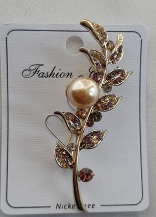 Украшение ветка с жемчугом fashion jewelry бижутерия2 фото