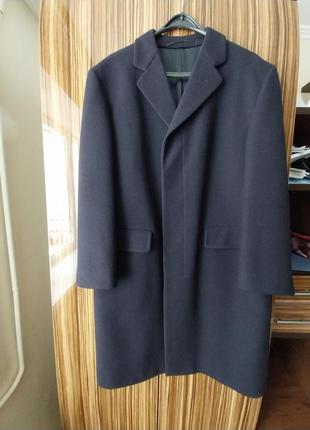 Мужское стильное брендовое шерстяное прямое пальто по колено resmann salzburg2 фото