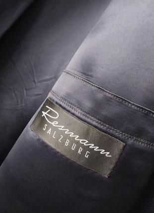 Мужское стильное брендовое шерстяное прямое пальто по колено resmann salzburg7 фото
