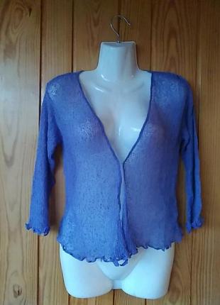 Кофта накидка сеточка