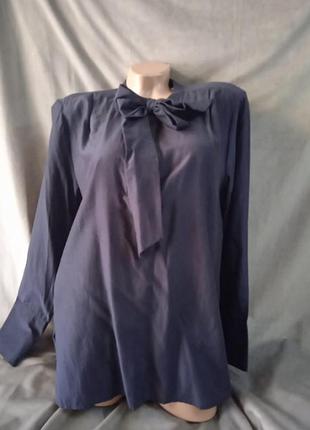 Женская тонкая хлопковая блузка, европейский размер 46
