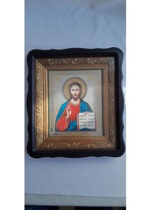 Икона иисус христос в окладе