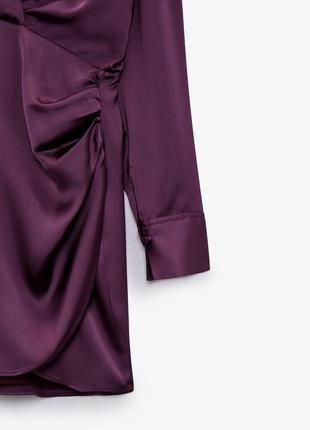 Zara сатинова сукня, xl6 фото