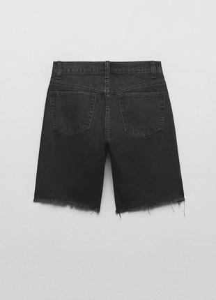 Джинсовые шорты бермуды zara2 фото