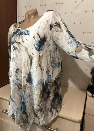 Шелковая итальянская блуза2 фото
