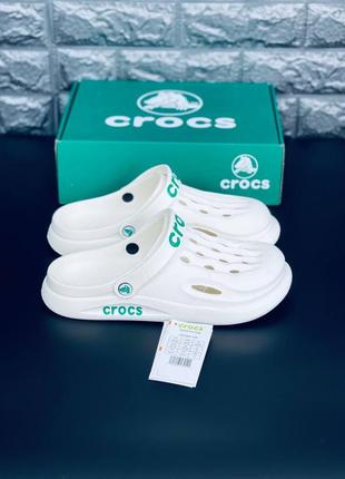 Crocs шльпанці сабо білі чоловічі та жіночі розміри 36-46