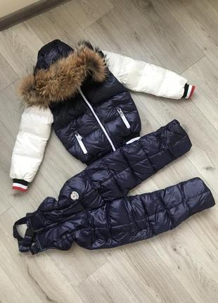 Зимовий пуховий комбінезон moncler