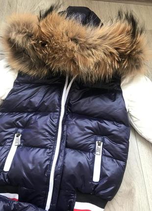 Зимовий пуховий комбінезон moncler3 фото