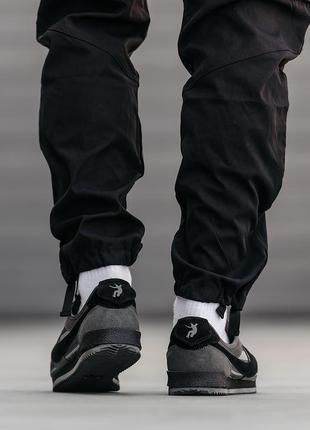 Мужские кроссовки nike cortez x union l.a. black grey4 фото