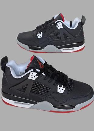 Кросівки підліткові nike air jordan 4 retro.найк джордан 4  весна/літо/осінь