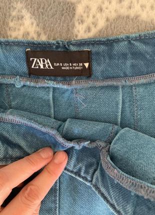 Юбка zara джинсова