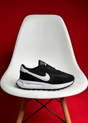 Кроссовки clear nike boost sneakers black/white3 фото