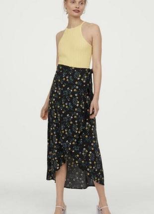 Юбка миди на запах h&m