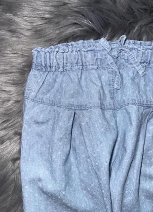 Стильные легкие хлопковые брюки ни лето для девушки 2-3р next2 фото