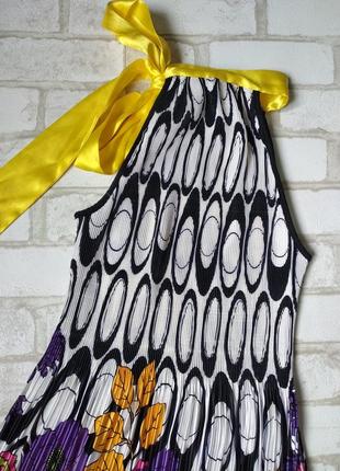 Платье на девочку плиссе с цветами neoma5 фото